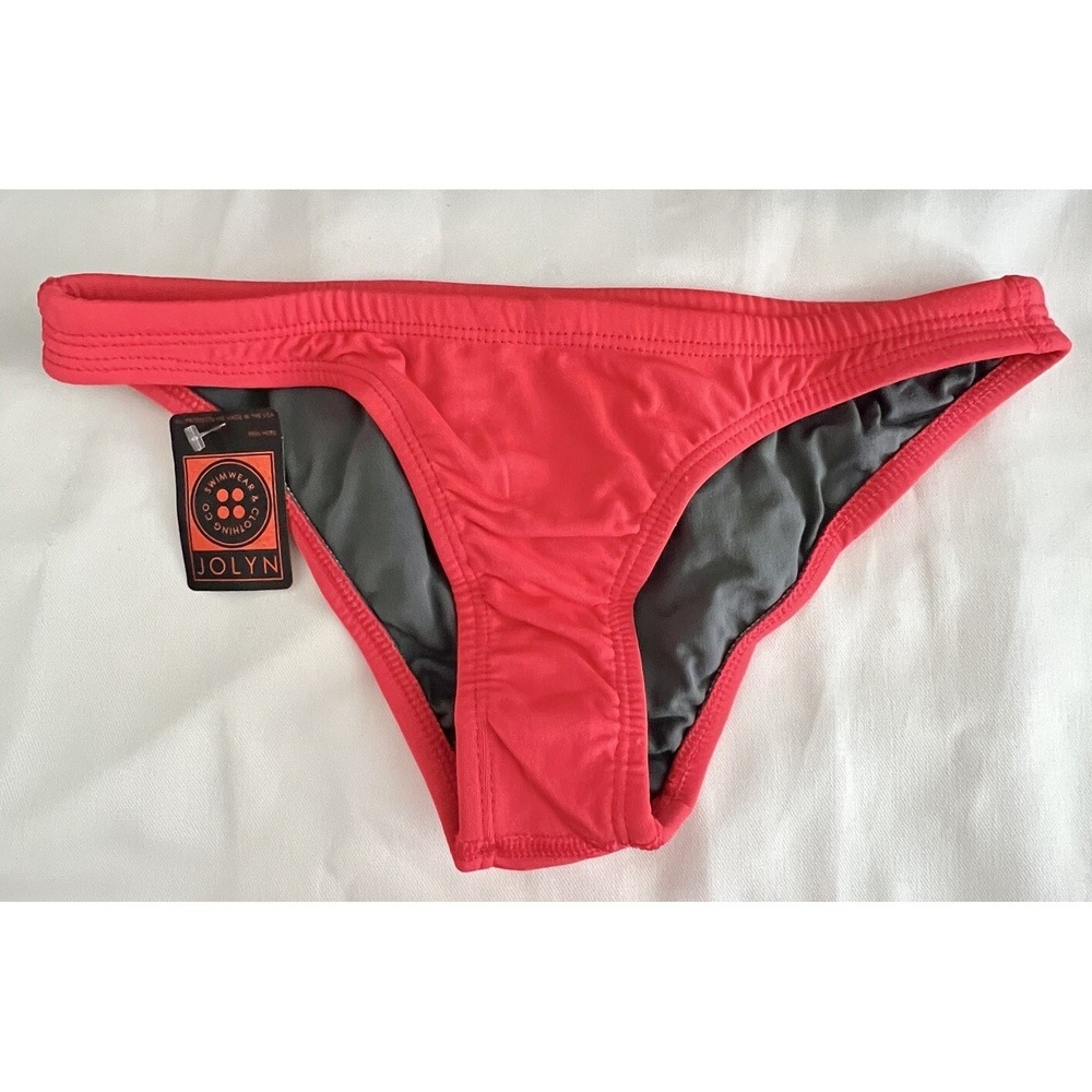 Jolyn Bikini Bottom Europe Style Red (Strawberry) Small New With Tags